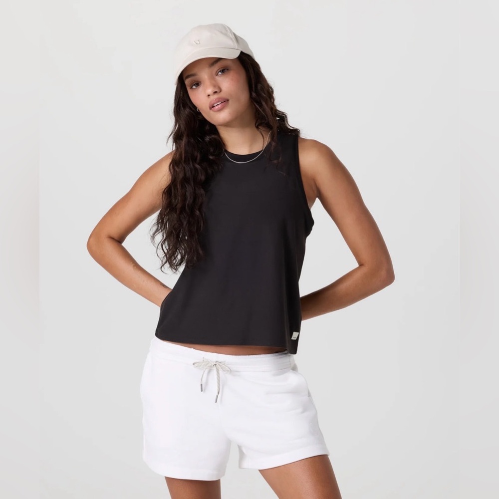 Vuori Black Racerback Tank Top